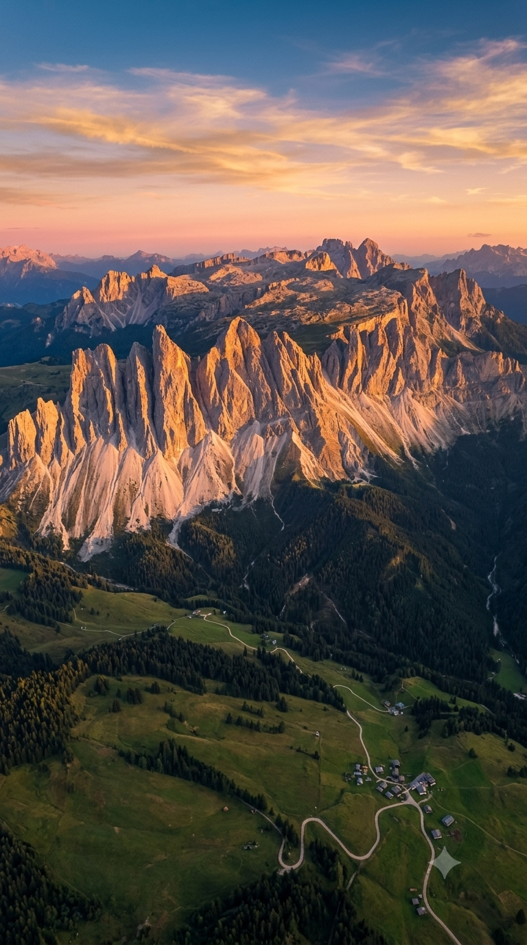 The Dolomites. The phrase pointed here the whole time.